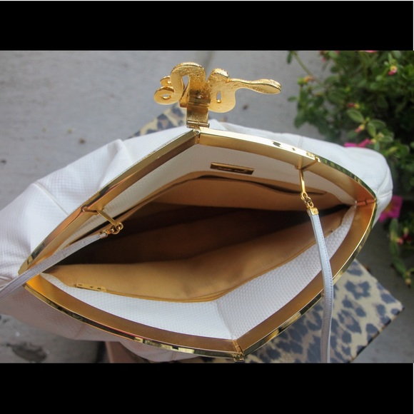 Rare Vintage Judith Leiber Lizard Skin - Picture 6 of 8